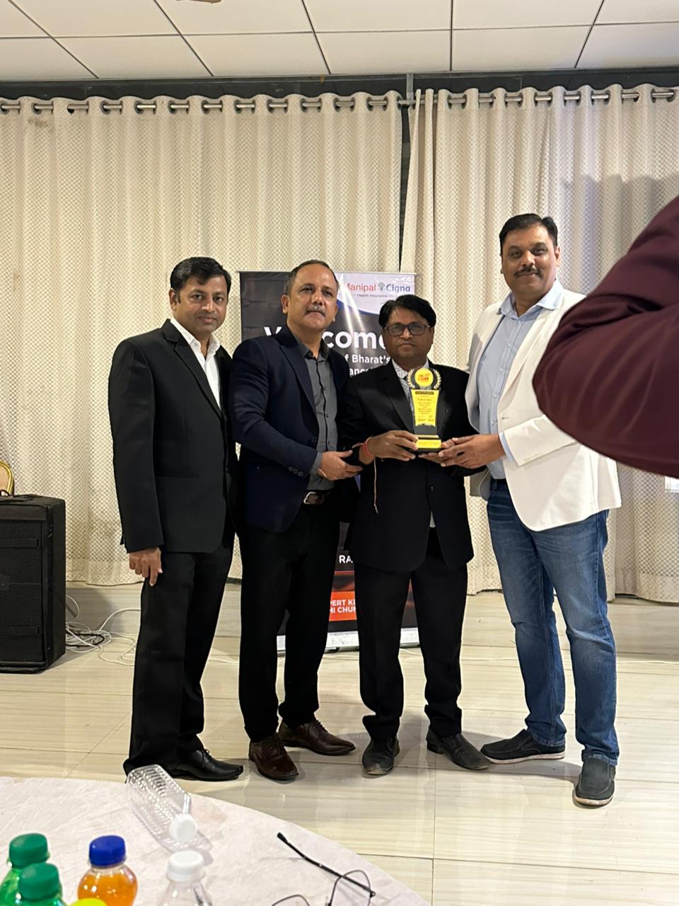 Awarded Trophy for Remarkable Achievement